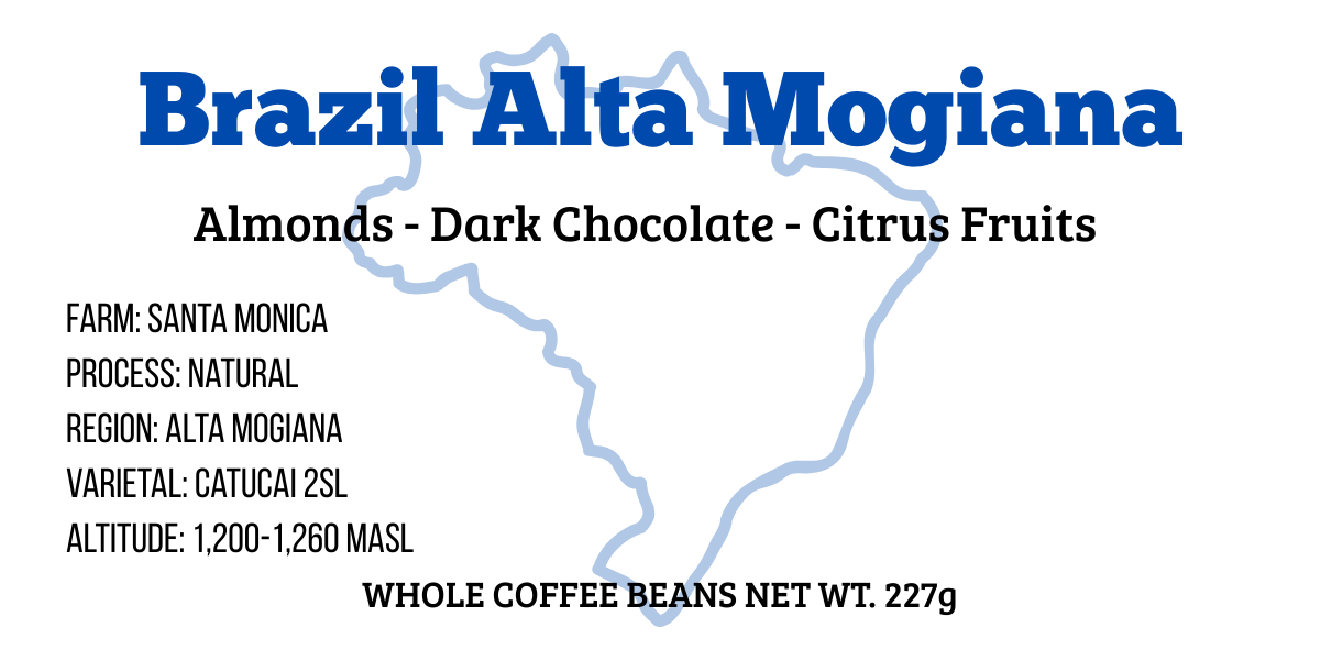 Brazil Alta Mogiana, 227g – Metamorphosis Coffee Experience